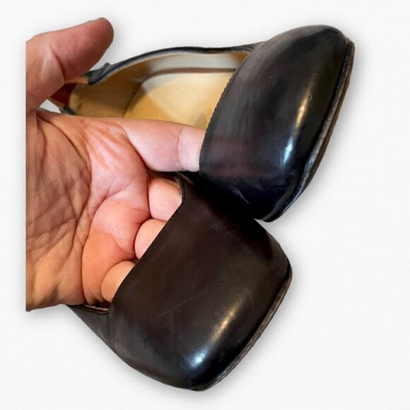 SYLVEN NEW YORK Kit Block Heel Pump In Black  Size 37.5 - Picture 6 of 9